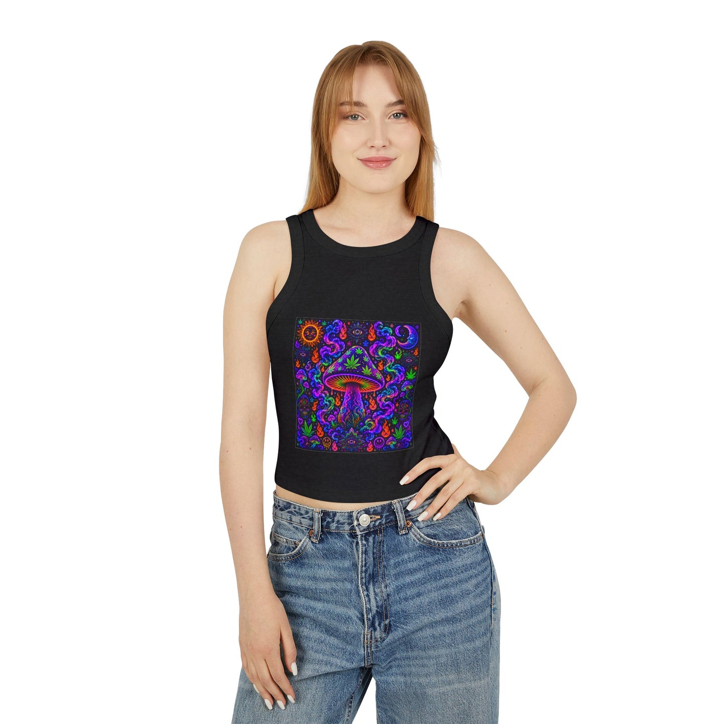 Women's Micro Rib Racer Tank Top