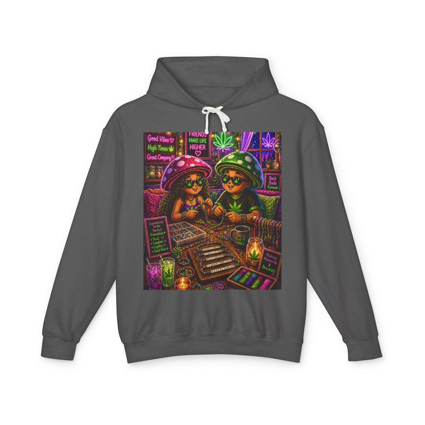 Unisex Lightweight Hooded Sweatshirt