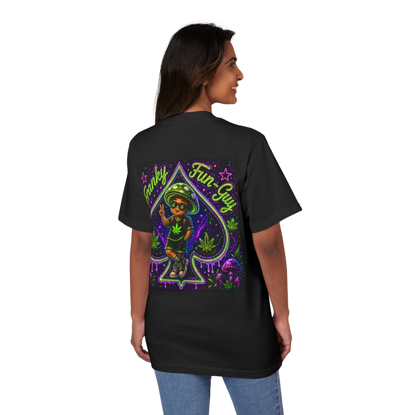Unisex Garment-Dyed Drop-Shoulder T-Shirt