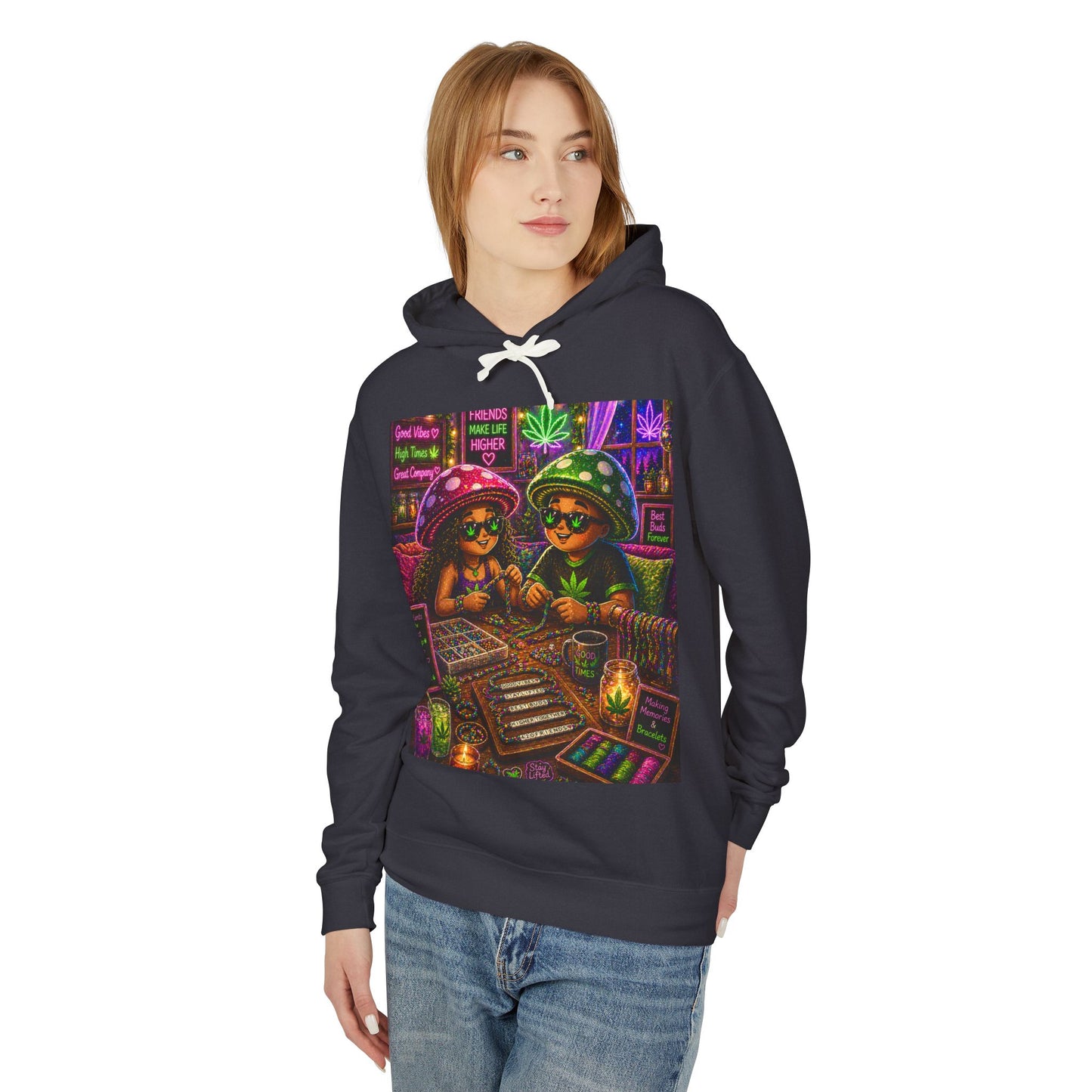 Unisex Lightweight Hooded Sweatshirt