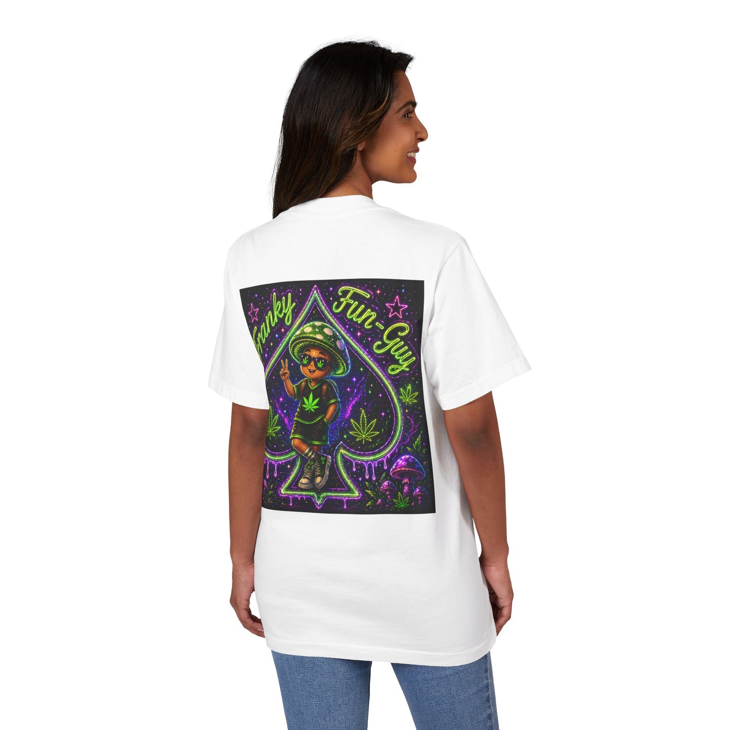 Unisex Garment-Dyed Drop-Shoulder T-Shirt