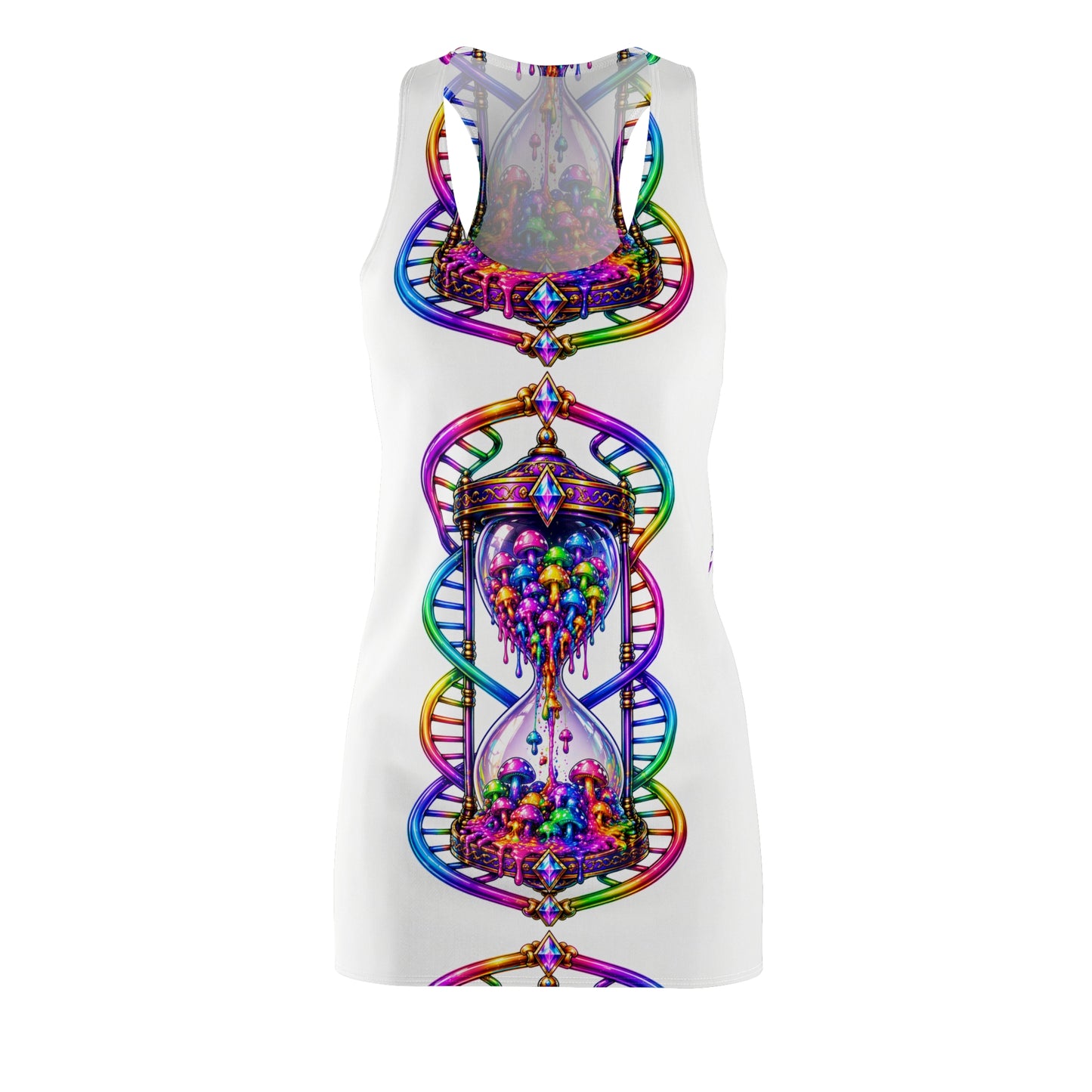 Women's Cut & Sew Racerback Dress (AOP)