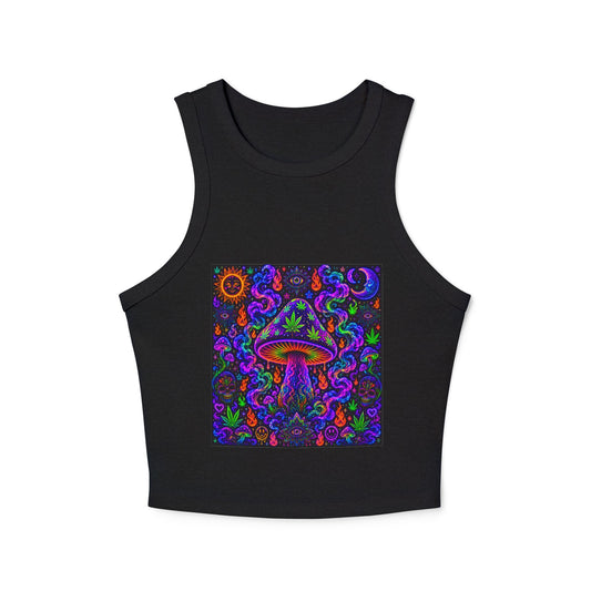 Women's Micro Rib Racer Tank Top