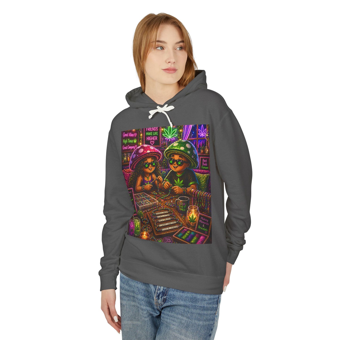 Unisex Lightweight Hooded Sweatshirt