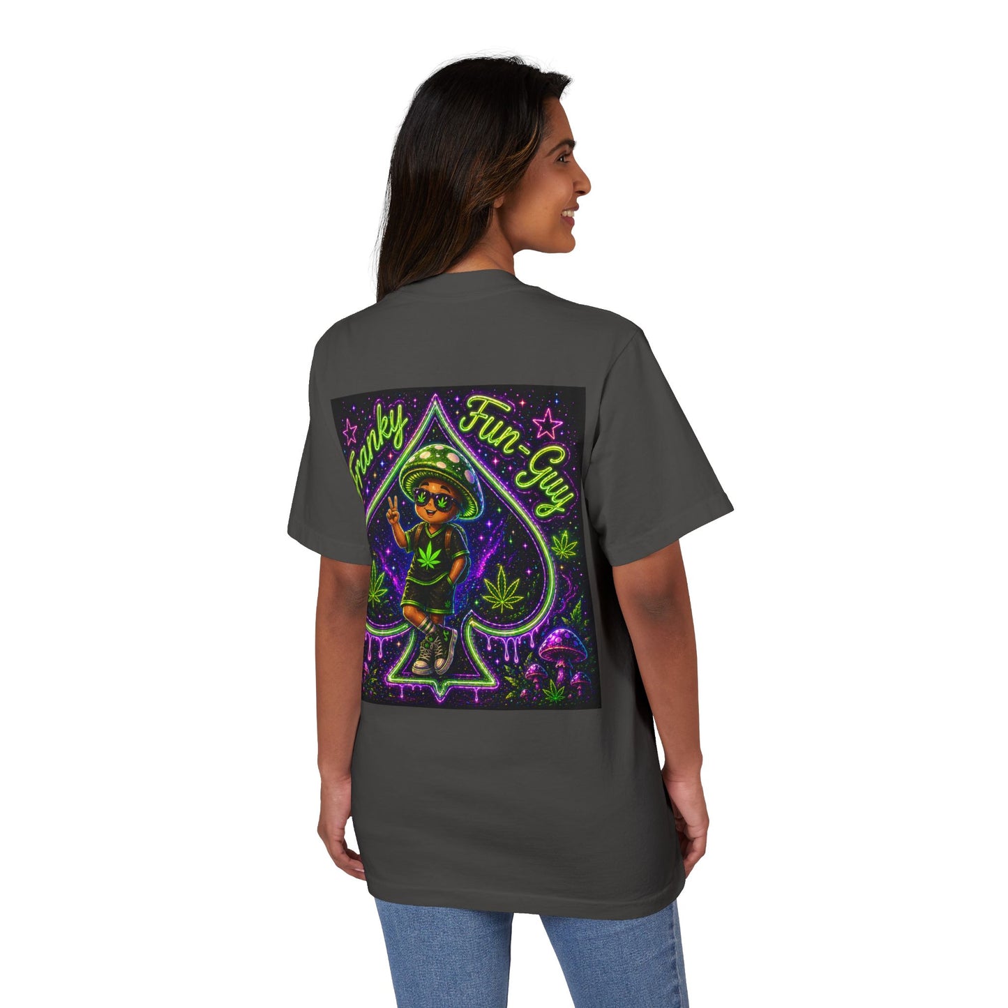 Unisex Garment-Dyed Drop-Shoulder T-Shirt